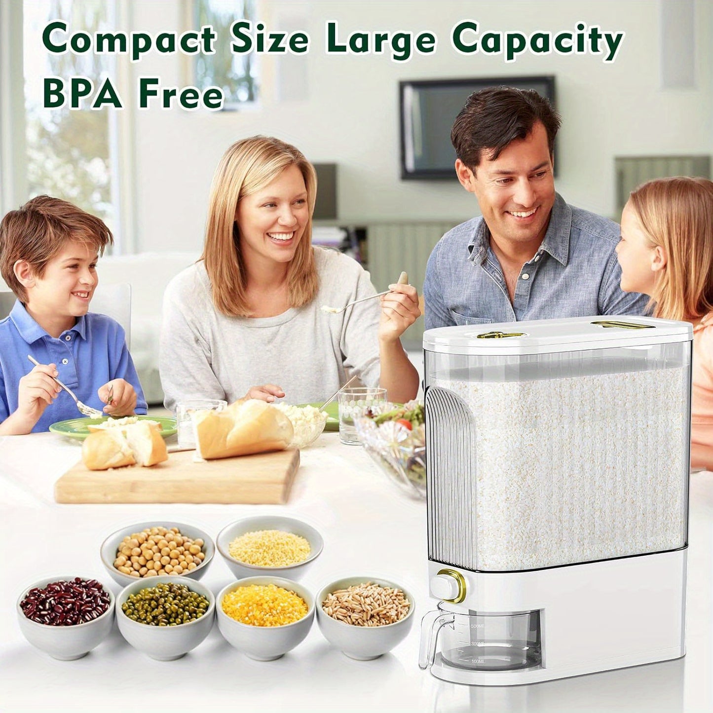 22lb (10kg) Large Capacity Dry Food Storage Container