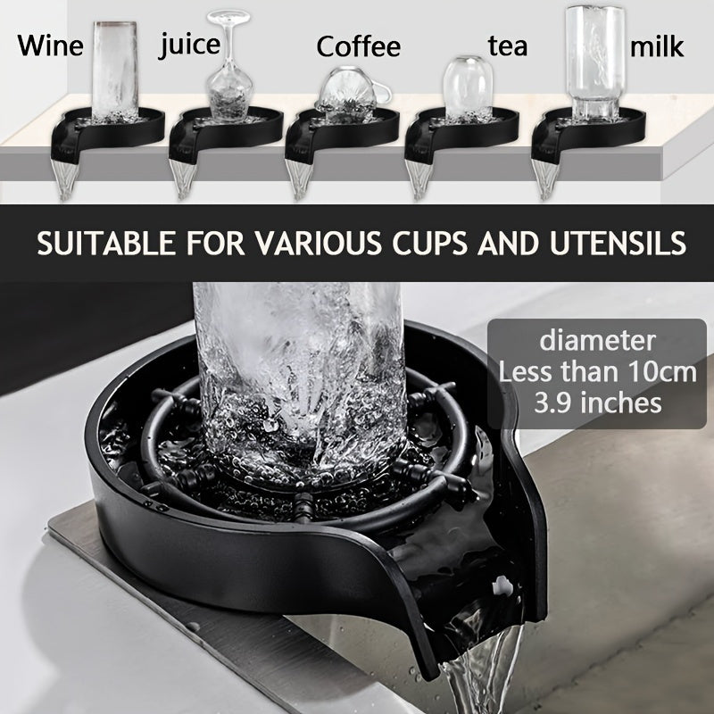 Automatic Cup Washer Kit - Presses and Cleans Cups with Ease