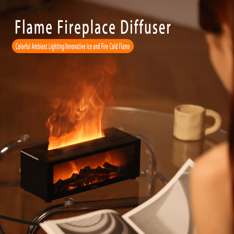 1pc, Electric Fireplace Humidifier