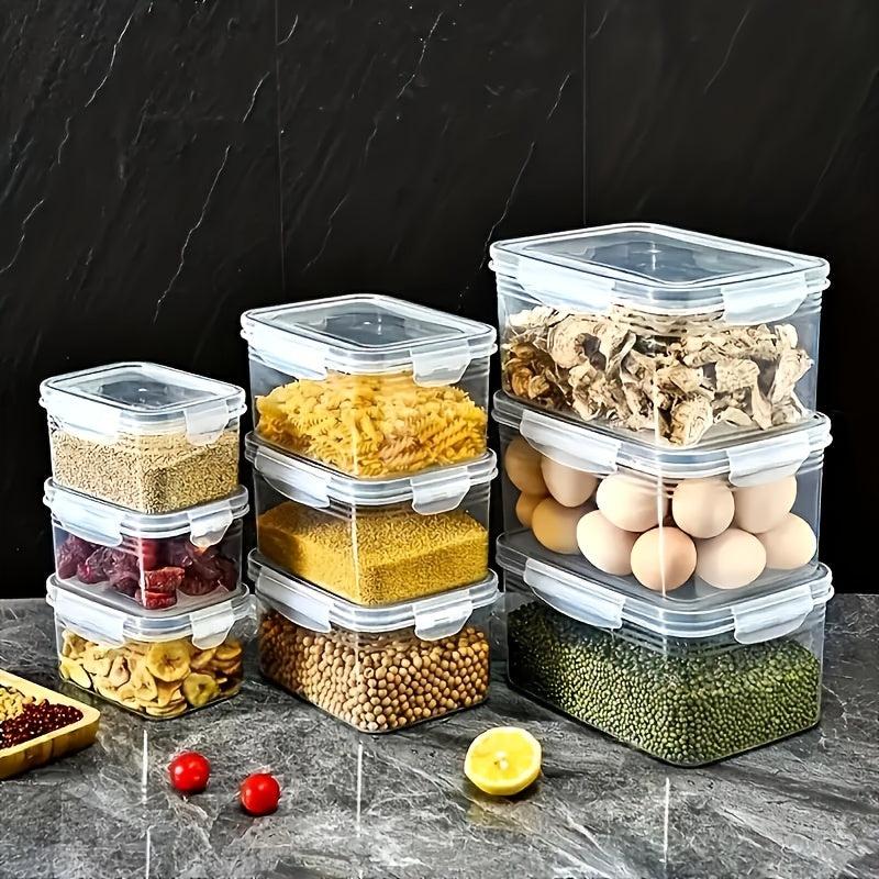 6pcs BPA-Free Plastic Food Storage Containers with Lids