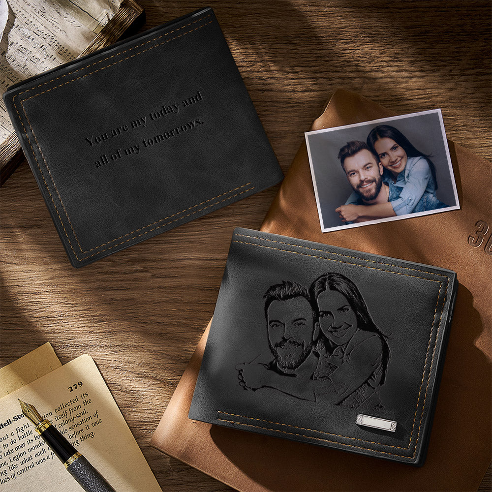 Personalized Photo Frame Engraved Men's Memorial Gifts