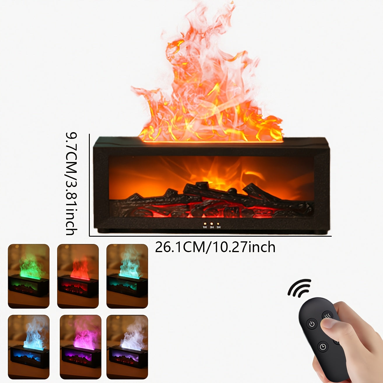 1pc, Electric Fireplace Humidifier