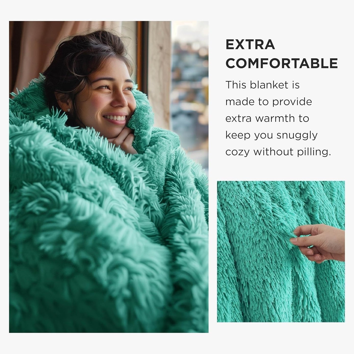 Cozy Bedsure Sherpa Fleece Blanket